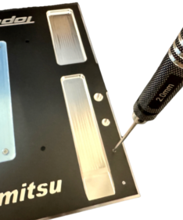 *Made to Order* Aluminum Setting Board / Black (TOPLINE × Miyaseimitsu)