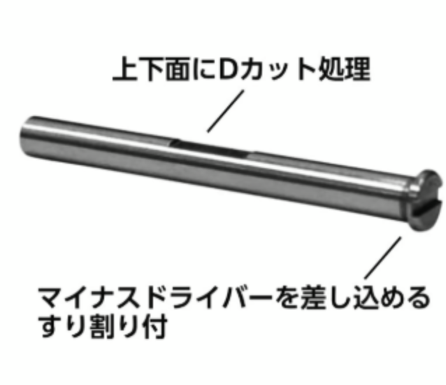 RDX用 ローフリクションサスアームピン