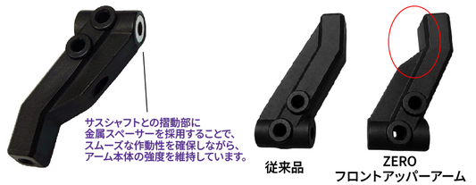 RDX用 ZERO フロントアッパーアーム
