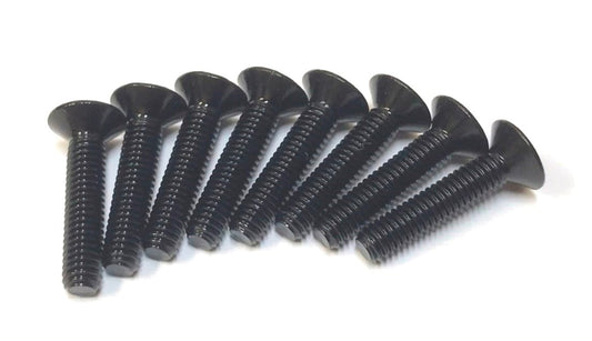 S-Line 7075 M3 Flat Head Hex Screws