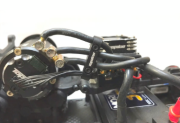 Aluminum Wire Clamp (4 pcs) Black