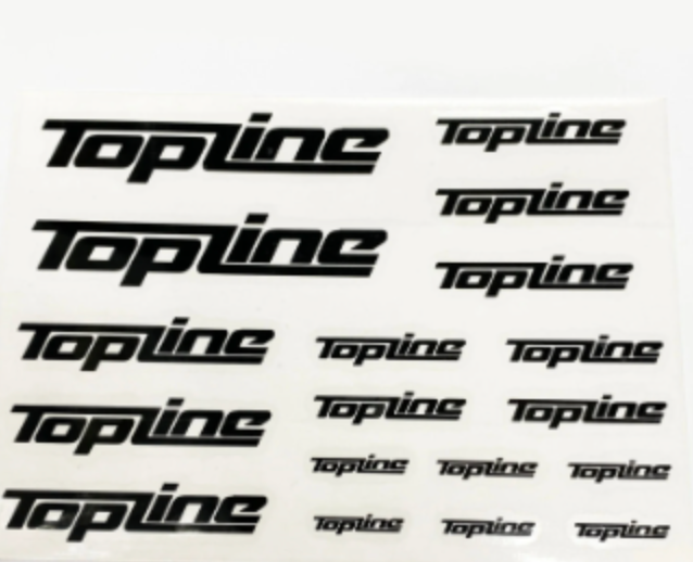 TOPLINEオリジナル切り文字ステッカー typeA