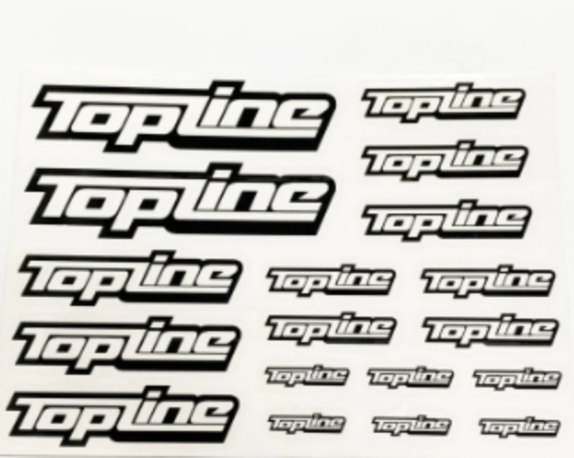 TOPLINEオリジナル切り文字ステッカー typeA