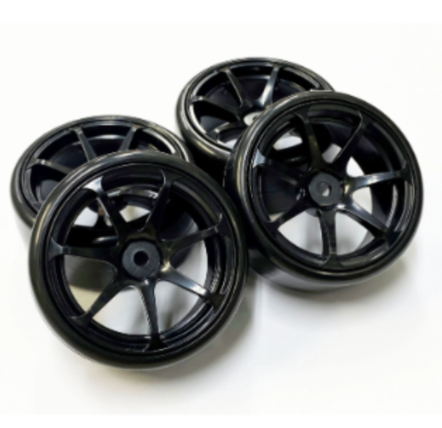 ホイールはめ込み済みドリフトタイヤ (AVS MODEL T7ホイール)